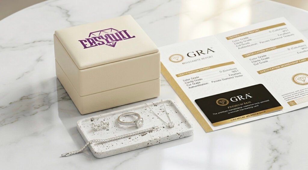 Come selezioniamo i nostri gioielli: materiali, standard qualitativi e il valore della moissanite